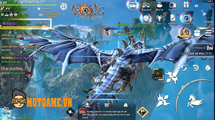 Kỷ Nguyên Rồng Mobile – game nhập vai không chiến tuyệt đẹp đáp xuống thị trường Việt
