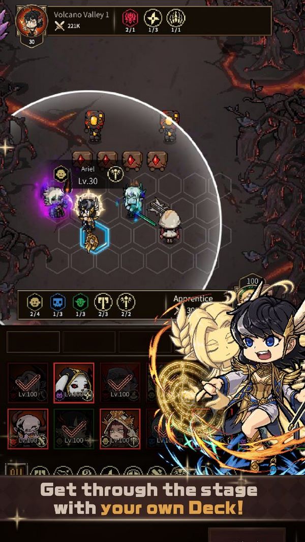 Summoners Clan: Game chiến thuật có đồ họa pixel độc đáo