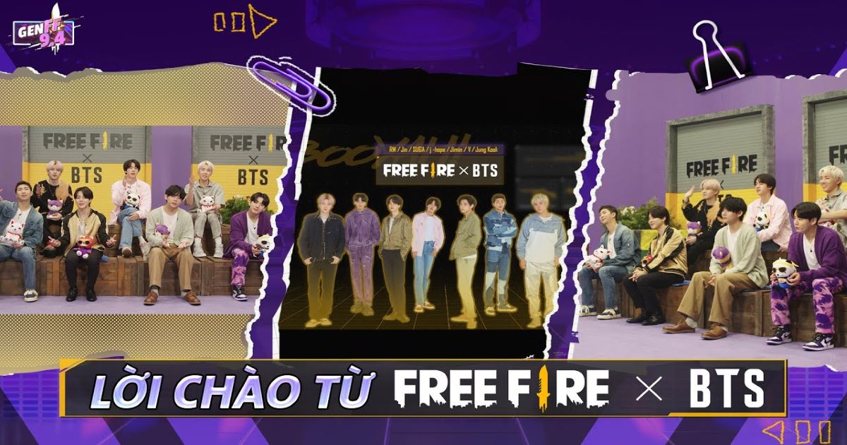 Tất tần tật về sự kiện Free Fire x BTS đang gây sốt