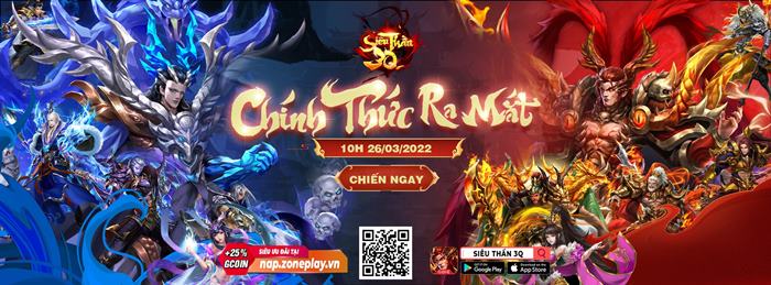 Siêu Thần 3Q game thẻ tướng hành động có 1 – 0 – 2 tại thị trường Việt Nam chính thức ra mắt