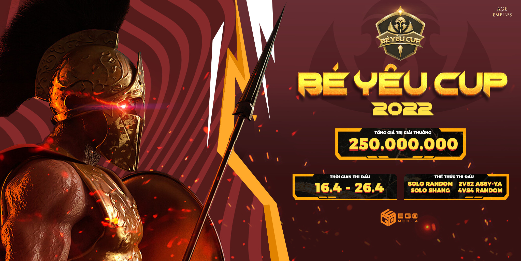 Vì sao thể thức Solo Shang hai game thủ cùng màu được đưa vào thi đấu ở AoE Bé Yêu Cup 2022?