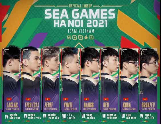 Chi tiết các đại diện tham dự SEA Games 31 bộ môn Liên Quân Mobile