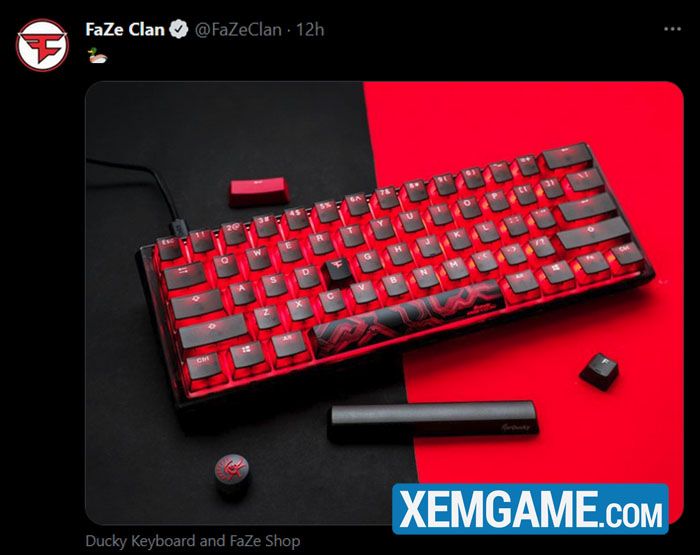 ✨株価✨ Ducky one 3 mini × Faze clan 赤軸 fabiolandert.com