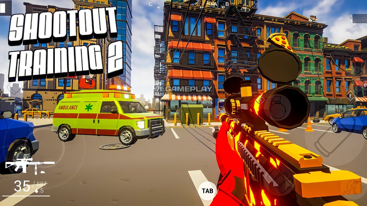 Shootout Training 2 – Game bắn súng có lối chơi hấp dẫn, nhưng đồ họa cần cải tiến hơn