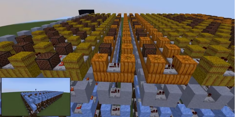 Người hâm mộ Minecraft tạo ra khung cảnh phát Theme Tune thành San Andreas