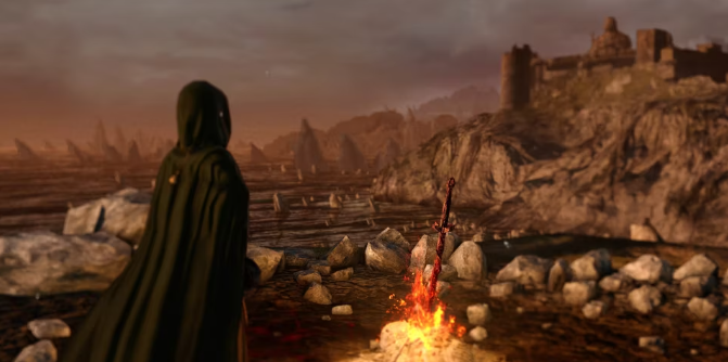 Dark Souls 2: Người hâm mộ thể hiện tài năng hội họa với những tác phẩm đáng kinh ngạc về Majula