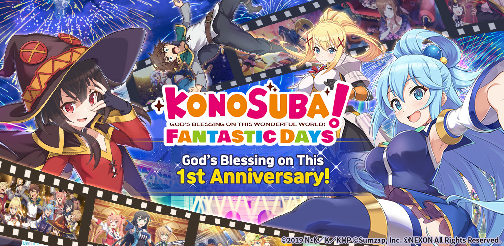 Nexon tưng bừng kỷ niệm 1 năm phát hành của Konosuba: Fantastic Days