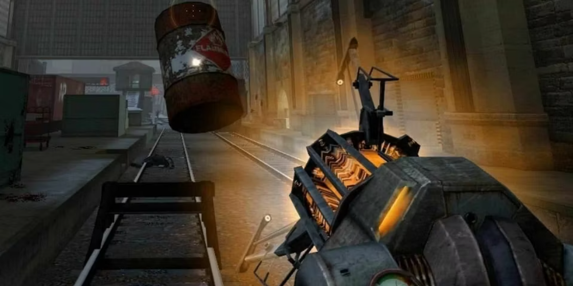 Half-Life 2: Rò rỉ hình ảnh cho thấy phiên bản sơ khởi của Gravity Gun
