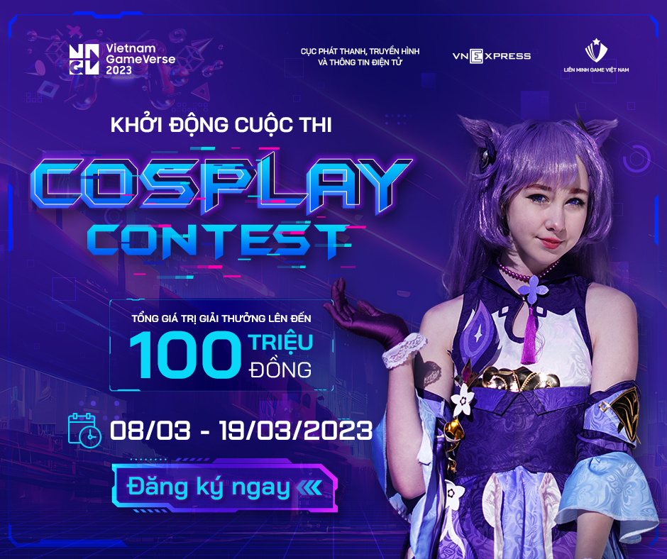 Tưng bừng ngày hội Vietnam GameVerse 2023 với cuộc thi Cosplay online!