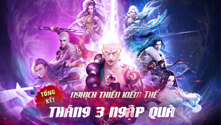 Trải sự kiện – Chiến Code ngon: Tháng 3 khiến game thủ Nghịch Thiên Kiếm Thế “ngụp lặn” trong quà