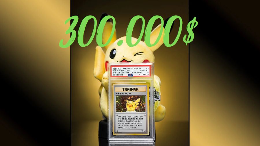 Tấm thẻ Pokemon siêu hiếm được bán với giá 300.000$