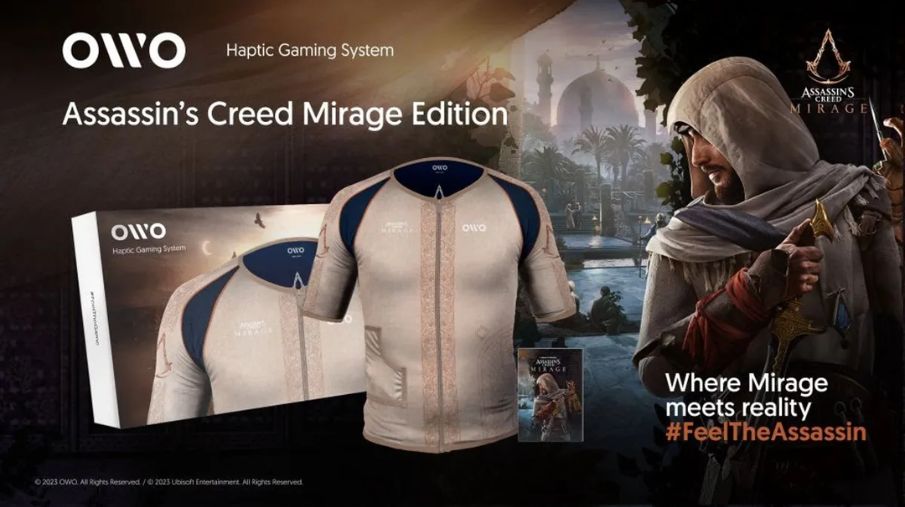 Assassin's Creed Ra Mắt Áo Tích Hợp Công Nghệ Haptic, Cho Người Chơi Có Được Trải Nghiệm... Bị Đâm