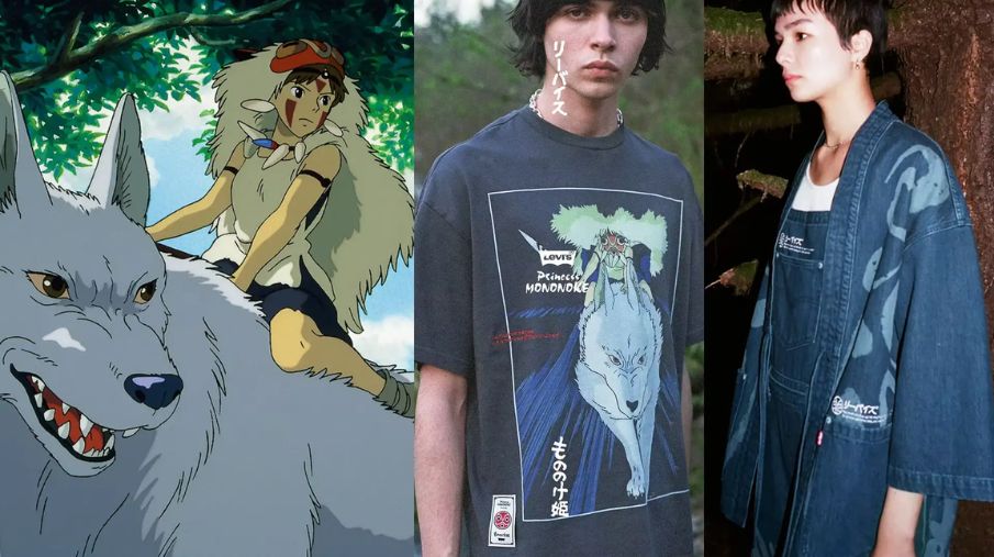 Studio Ghibli Kết Hợp Levi Strauss Để Cho Ra Mắt Bộ Sưu Tập Công Chúa Mononoke