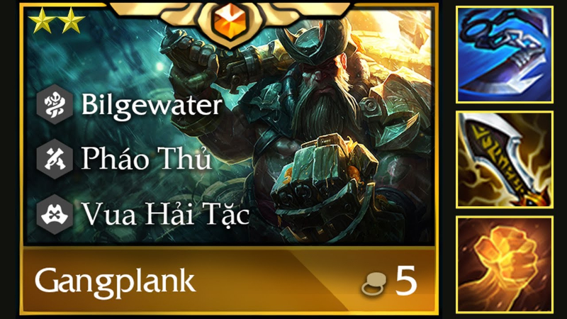 ĐTCL 9.5: Leo Rank Thần Tốc Với Đội Hình Bilgewater