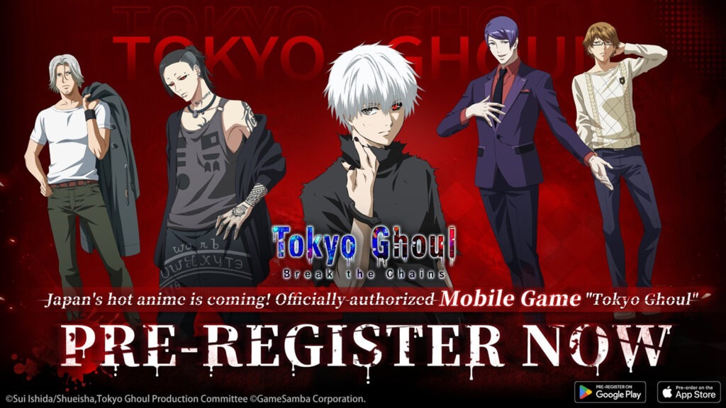 Tokyo Ghoul Break The Chains - Game Thẻ Bài Mở Đăng Ký Trước Trên Nền Tảng Android Và iOS
