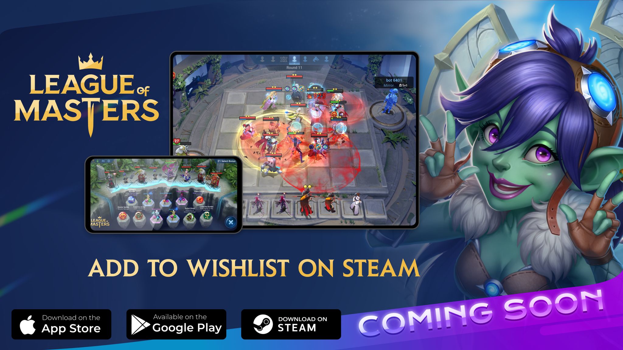 League of Masters: Auto Chess – Bom tấn chiến thuật toàn cầu chính thức ra mắt!